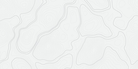 Obraz premium Abstract Topographic map design with Seamless pattern with lines . geographic contour map paper texture. Retro topographic map. geographic mountain relief. terrain path isolated on background.