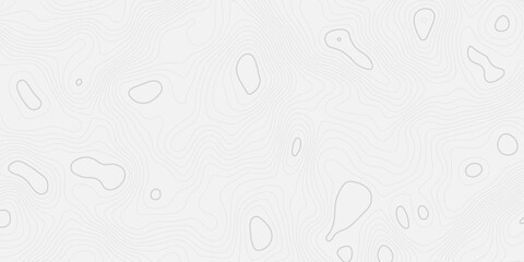 Abstract Topographic map design with Seamless pattern with lines . geographic contour map paper...