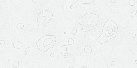 Abstract Topographic map design with Seamless pattern with lines . geographic contour map paper texture. Retro topographic map. geographic mountain relief. terrain path isolated on background.