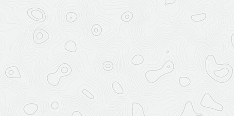 Abstract Topographic map design with Seamless pattern with lines . geographic contour map paper texture. Retro topographic map. geographic mountain relief. terrain path isolated on background.