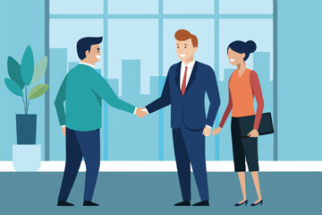 Fototapeta premium Successful Business Partnership Handshake