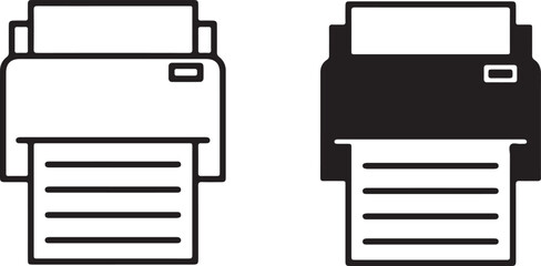 printer, printing, office, document, paper, print, information, technology, equipment, machine, device, icon, symbol, sign, graphic, illustration, 