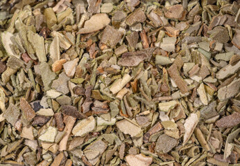 dries oregano pile background