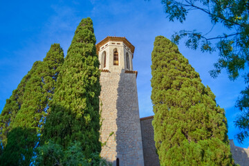 Bell Tower of Sant Bartomeu Church in Port de Sóller, Mallorca
