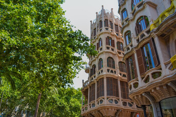 Art Nouveau Architecture of Edifici Casasayas in Palma