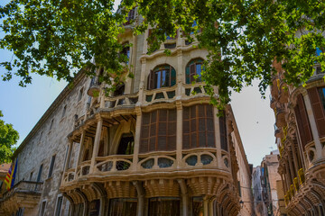 Art Nouveau Architecture of Edifici Casasayas in Palma