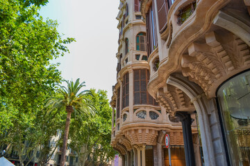 Art Nouveau Architecture of Edifici Casasayas in Palma