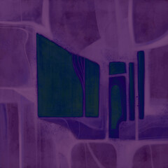 Abstract image for printing - digital painting. The picture is painted by hand on a tablet. © neurostructure