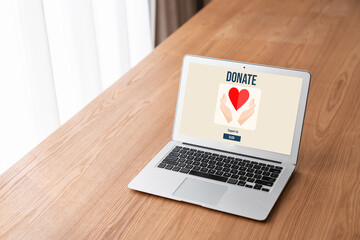 Online donation platform offer modish money sending system for people to transfer on the internet