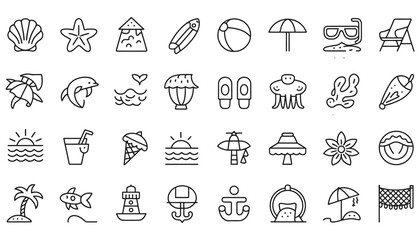 Fototapeta premium Here's a religious icons and symbols vector illustration set, featuring doodle sketches for Christmas and holiday designs like gifts, cakes, and hearts