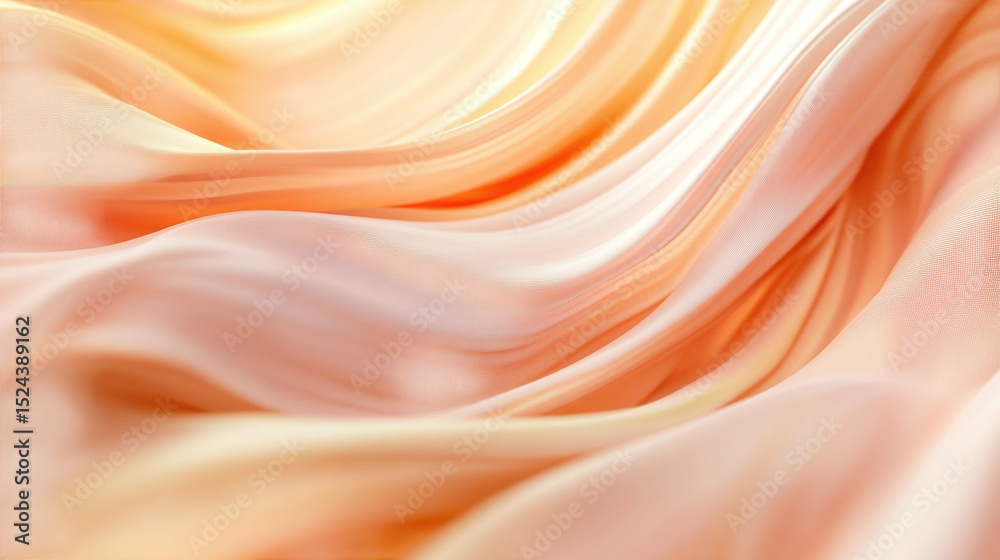 Poster soft gradient background with flowing lines, focused on digital texture. isolated on white backgroun