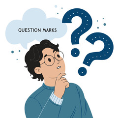  Deep Thought and Uncertainty: A Man Pondering Life's Questions