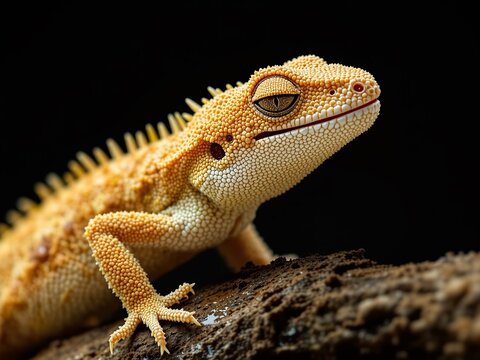 Exotic Correlophus Ciliatus,  Nature's Tiny Reptile Charm