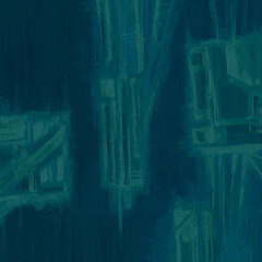 Abstract image for printing - digital painting. The picture is painted by hand on a tablet. © neurostructure