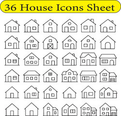 House Icons Sheet