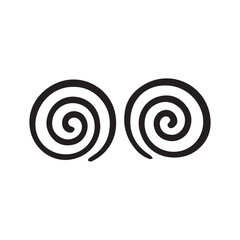 Harmonious Pair of Spirals Embracing Endless Flow and Timeless Design