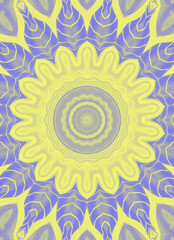 Big Yellow Flower or Sun Design