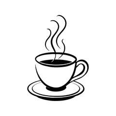 Obraz premium Realistic coffee cup vector illustration