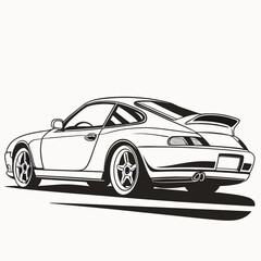 Obraz premium Car vector 