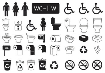 Medical vector icon set: a collection of health symbols for web design and business illustrations