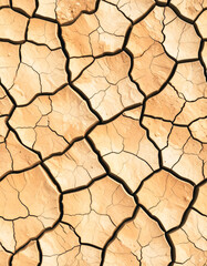 dry cracked earth
