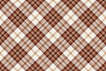 Elegant brown and beige plaid pattern.  Perfect for textile design, apparel, packaging, or website backgrounds.