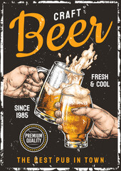 Craft beer celebration at a lively pub