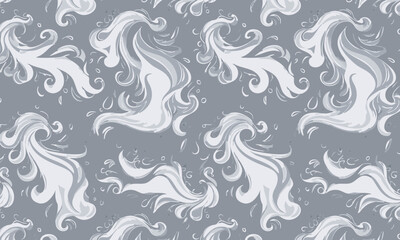 Calm Lilac Paint Swirls and Fluid Texture