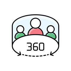 Vr Conference Icon vector