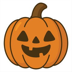 Smiling Jack OLantern Pumpkin for Halloween