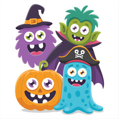 Happy Halloween Monsters