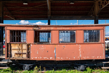Alter Eisenbahnwaggon in Nauplia
