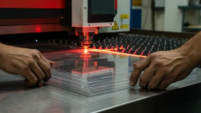 Precision Laser Cutting in Action: Modern Industrial Manufacturing of Acrylic Sheets