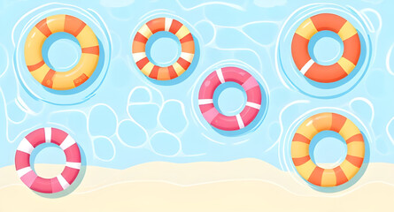 Floating tube, Inflatable tube, Pool float, Swim ring, Lifebuoy, Water float tube, Summer float, Floating ring, Beach float, Floating donut, Inflatable swim ring, Pool toy, Swimming tube, Floatie, Wat
