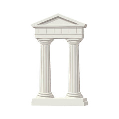 Obraz premium Iconic 3D Roman Forum Ruins