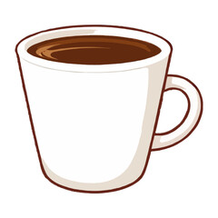 Simple Cartoon Themed Coffee / Tea Mug