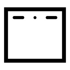 Anime Cel Icon – Outline Style - Symbol of Traditional Animation Frame and Artisan Craft