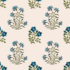 Hand drawn colourful geometric flowers, seamless patterns with floral for fabric, textiles, clothing, wrapping paper, backdrop, banner, illustration, abstract backgrounds.

