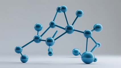 Obraz premium chemical graphic structure of fructose