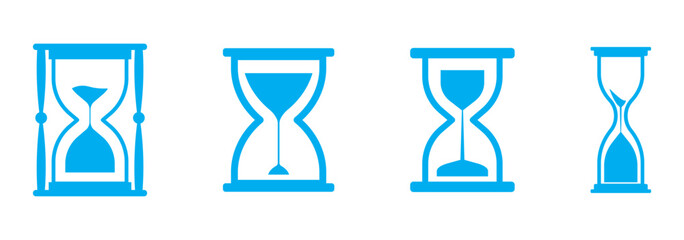 Hourglass Related Line Icons for Web Sites, Books, Cards, Apps. Editable Stroke. Suitable for Web Sites, Books, Cards, Apps