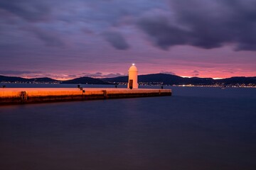 lighthouse in Rabac Croatia