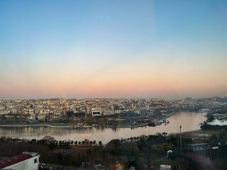 Obraz premium View of the Golden Horn at sunrise