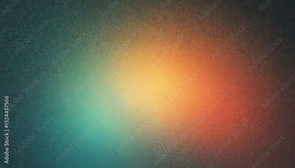 Aufkleber Digital grainy gradient texture with soft noise effect. Blend vintage vibes lo-fi VHS Glitch Texture. Pastel colors background for design, modern art projects, creative content.