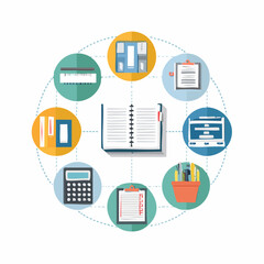 Office and Studies Icon Set