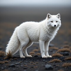 Obraz premium arctic fox terrier