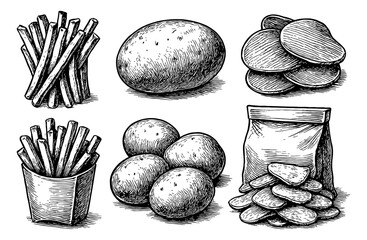 Crispy and Golden French Fries, A Popular and Delicious Snack or Side Dish