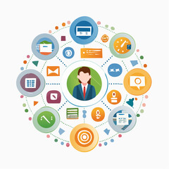 Social Media and Business Icon Set