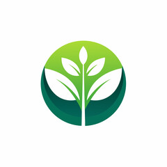 Minimalist Botanical Plant Logo