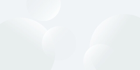White abstract background with shapes