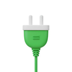 Green electrical power plug with eco design
